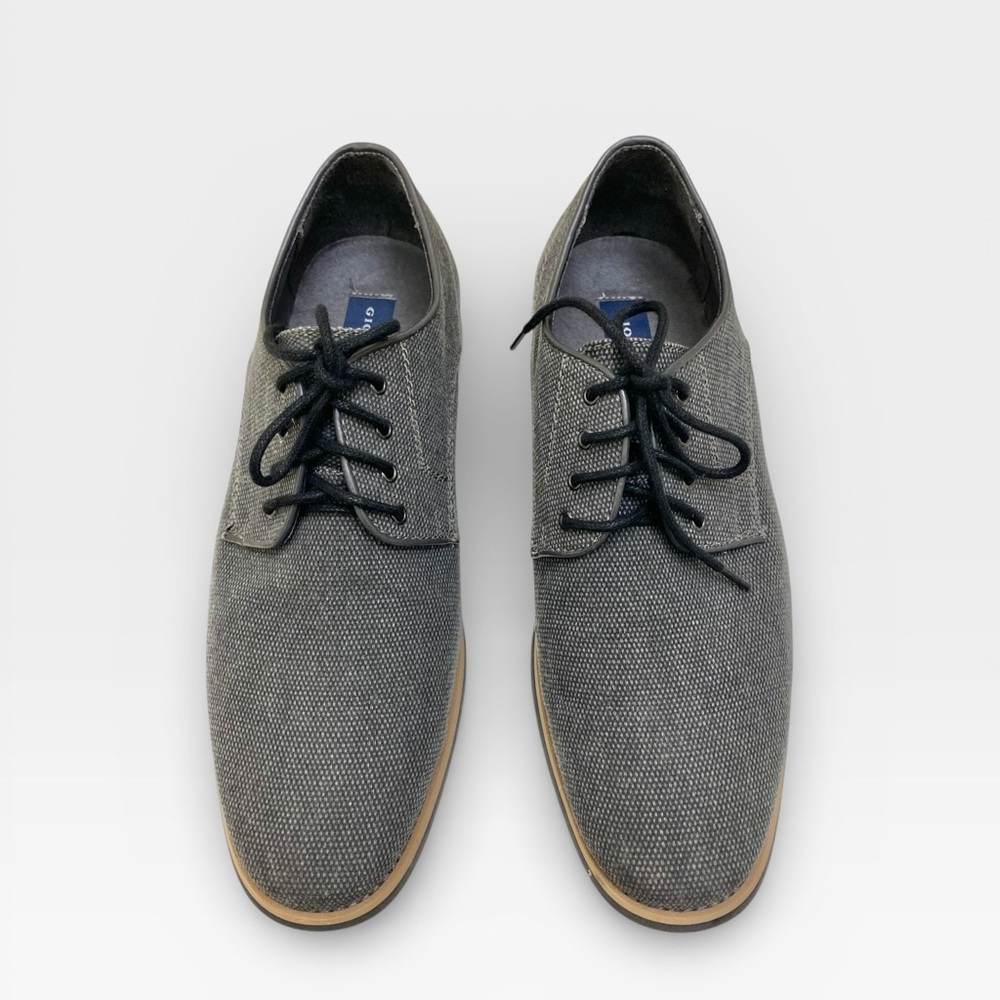 Giorgio Brutini Men's Valet GREY/Black Loafer Shoes Sz 8 OXFORD - Picture 4 of 10